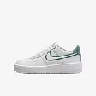 Nike Air Force 1 Lv8 3 GS [FZ2008-100] 大童 休閒鞋 運動 經典 復古 白 湖水綠