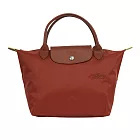 LONGCHAMP S號短把LE PLIAGE GREEN摺疊水餃包 (栗子色)