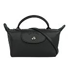 LONGCHAMP Le Pliage Xtra XS 小牛皮迷你二用包 (黑色)