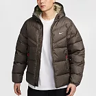 NIKE AS M NK SF WR 650-D FLD HD JKT 男 羽絨外套-HV8203004 L 棕色