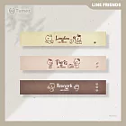 【LINE FRIENDS正版授權】橡膠彈力帶3入組 輕中重3種強度