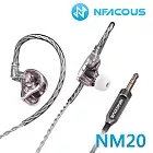 NF ACOUS NM20 電調動圈入耳式監聽耳機-透粉