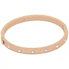 kate spade 質感鑲鑽手環-金