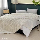 義大利La Belle《凱爾尼斯》加大輕奢極柔仿兔毛雙人毯200*230CM-白