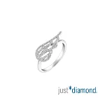 【Just Diamond】Feather Love(羽翼) 鑽石戒指 港圍 11 白金