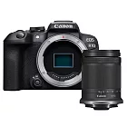 【Canon】EOS R10+RFS18-150mm*(平行輸入)~送大吹球+細纖維拭鏡布+極細毛刷+數位清潔液組 無  黑色