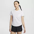 NIKE AS W NK SWIFT DF SS TOP 女短袖上衣-HM9699100 XS 白色