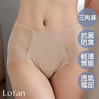 【Lofan 露蒂芬】冰晶無痕透氣舒適小褲 M 膚