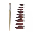 【Pentel 飛龍】水彩畫筆 圓頭 0號 /支 ZBS1-0T(0號)