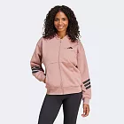 ADIDAS W FI 3S FZ HD 女連帽外套-JE0177 L 粉紅色