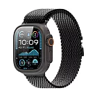 Apple Watch (38/40/41/42(十代)/42/44/45/46/49) 米蘭 Air 磁吸錶帶 不鏽鋼 -黑色-38/40/41/42(十代)