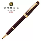 CROSS 貝禮輕盈系列 鋼筆 金夾 亮黑/亮白/酒紅/亮綠/琥珀 AT0746 酒紅