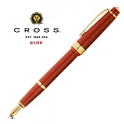 CROSS 貝禮輕盈系列 鋼筆 金夾 亮黑/亮白/酒紅/亮綠/琥珀 AT0746 琥珀