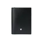 MONTBLANC Meisterstuck 大班系列光滑牛皮二折4卡卡片夾/名片夾 (黑色)