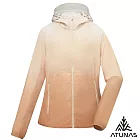 【ATUNAS 歐都納】女款ALL LOVE再生蚊瘋不動外套/大尺碼/涼感輕薄/防曬透氣外套A6GA2514WR- XS 漸層橘