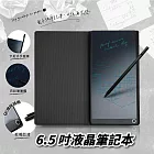 6.5吋液晶筆記本 電子紙手寫板 掀蓋式皮套設計電紙板