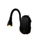 迷你袖珍小巧輔助夾燈 衣領口袋夾燈 夾書本閱讀燈 小夜燈 三種色光可調光 黑殼