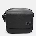 MICHAEL KORS 防刮皮革素色斜背包-黑色