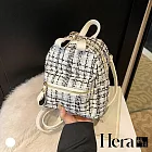 【Hera赫拉】小香風迷你多用雙肩包 H114041402 白色