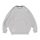 Wtaps Sign/Sweater/Cotton 大學T 淺灰/黑 251ATDT-CSM01 M 淺灰