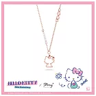 STORY故事銀飾-可愛DNA系列-Hello Kitty晶鑽造型項鍊