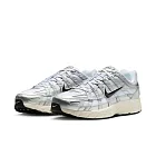 Nike P-6000 White Metallic Silver Flat 銀色黑勾 CD6404-105 27cm 銀