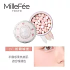 日本 MilleFée 珍珠心型蜜粉球 (全2色) 01粉霧城堡