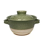 福介商店 日本土鍋 伊賀燒 綠彩 3合炊飯鍋