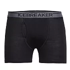 【紐西蘭Icebreaker】男 Anatomica 四角開口內褲-BF150 S 黑色