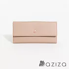 aziza 翻蓋長夾  卡其駝
