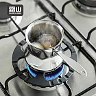 【日本霜山】不鏽鋼深型湯鍋/牛奶鍋(附刻度)-500ml