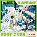 日本KAO花王-珂珂透噴槍型酵素去重油汙除漬泡沫噴霧洗碗精280ml/瓶(CLEAR食器洗滌清潔劑,餐具砧板海綿洗碗凝露,水槽流理臺消臭洗潔精) 檸檬香(綠白)