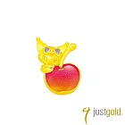 【Just Gold 鎮金店】繽紛果漾派對 黃金串珠(櫻桃Kuromi)