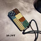 INJOYmall for iPhone 16/15/14/13/12/SE3 系列 街頭爵士 二合一防摔背繩手機殼 iPhone 14 (6.1)