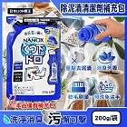 日本LION獅王-NANOX軟毛刷頭褲子鞋襪消臭除泥漬清潔劑補充包200g/深藍袋(免沾手局部重點洗髒污,衣物芳香去味洗滌,白衣彩衣迷迭香預潔劑)
