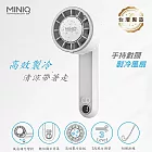 MINIQ 台灣製造 手持數顯製冷風扇(三段風速/大容量電池/風扇頭可旋轉/附掛繩)