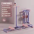 瘦腿神器美腿機（滑雪機 塑腿機 夾腿機 健身機 滑步機 訓練機 實時計數 燃脂瘦身 塑型提臀 運動器材） 【升級計數款-粉紫】計時計數-可調節扶手