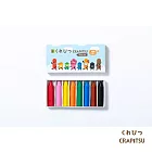 日本製 くれぴつ Crapitsu 蜂巢蠟筆 【紙盒 , 8入裝】