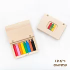 日本製 くれぴつ Crapitsu 蜂巢蠟筆 【木盒 , 8入裝】