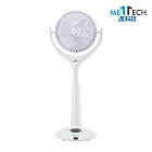 Meetech《雙風球》360° + 360° 雙面淨化循環扇 獨家專利雙面出風 高效循環四季好空氣 -白色