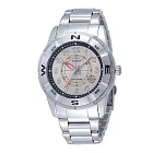 CASIO OUTGETAR系列 科技風運動玩家時尚錶-香檳橘