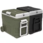 G-PLUS GP-MCR02 45L雙槽雙溫控行動露營冰箱 黑