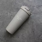 GREEN CUP 芊杯304不鏽鋼陶瓷手提直吸飲兩用保溫杯-850ml-1支 莫蘭迪灰