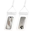 【amuok】FUN心玩氣密防水手機袋《IPX8防水等級》玩水 游泳手機袋 手機防水袋- 海潮白