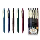 【ZEBRA 斑馬牌】SARASA CLIP 0.5mm 水性 典雅風 鋼珠筆 5支/盒 JJ15-5C-VI