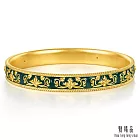 【點睛品】福綿藏韻 黃金手鐲