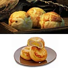【一福堂】紫金雙饗禮盒8入(菠蘿蛋黃酥4入+乳酪芋泥堡4入)(含運)