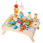 子玄  木製烤肉BBQ益智 烤肉串燒桌遊 木製烤肉玩具 BBQ串燒桌遊