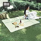 【日本霜山】 榻榻米造型防水口袋型野餐墊(110x160cm)
