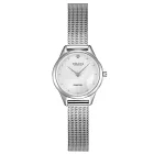 OBAKU 芙蕾雅之淚時尚腕錶-銀